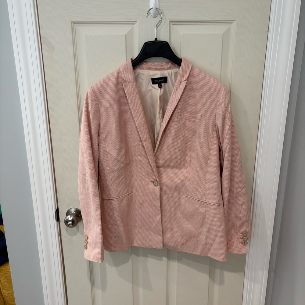 Talbots Light Pink Blazer